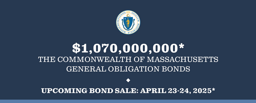 Bond Sale Announcement Banner for $1.07B GO Bonds